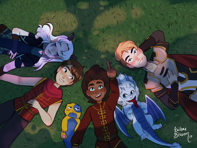 Let them be kids - The Dragon Prince Fanart