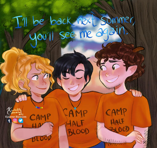 I’ll be back next summer - Percy Jackson Series